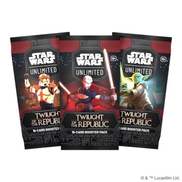 Imagem de Star Wars: Unlimited TCG Twilight of The Republic Booster Pack - Fast-Paced Trading Card Game for Kids and Adults, Ages 12+, 2+ Players, 20 Minute Playtime, Made by Fantasy Flight Games
