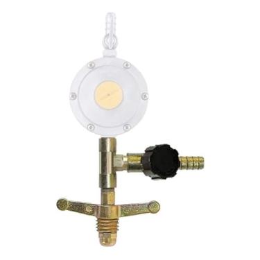 Imagem de Kit C/regulador Aliança P/Botijão Gás Alta + Baixa Pressão