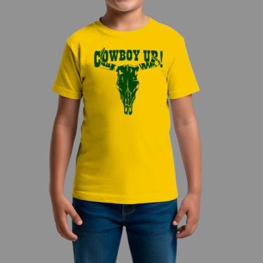 Imagem de Camisetas infanto juvenil Country Moda De Country confortável Manga Cu
