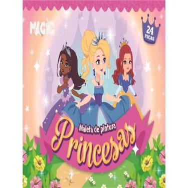 Imagem de Livro - Maleta De Pintura 24 Pcs - Princesa - MAGIC KIDS, 0, 15 x 11