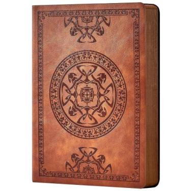 Imagem de Caderno CAGIE Leather Vintage - Capa Macia com 180 Páginas