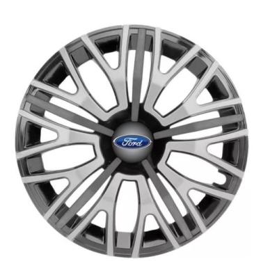 Imagem de Jogo 4 Calota Triton Pta Aro 14 Para Ka Sedan Fiesta Escort - Elitte M