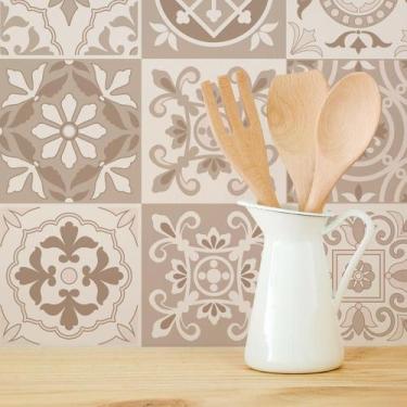 Imagem de Adesivo de Azulejo Vanilla 20x20 cm com 12un - Quartinhos