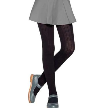 Imagem de Meia Calça Infantil Feminina Lupo Lobinha Fio 70 Preta - 025, M