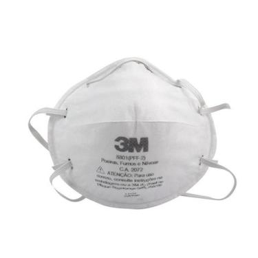 Imagem de Mascara Descartavel Concava PFF-2 S/valvula 8801 3M - 3M - EPI