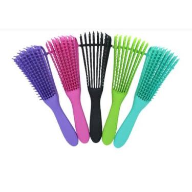 Imagem de Pente De Cabelo Escova Polvo Massagem Cabelo Cacheado - Dafu