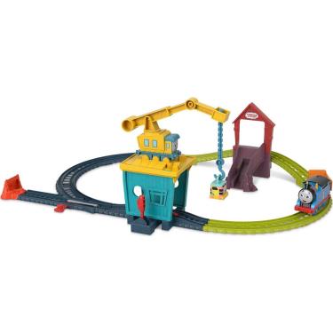 Imagem de Conjunto de trem de brinquedo motorizado Thomas & Friends Fix 'em Up há mais de 3 anos