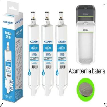 Imagem de Kit 3 Refil Filtro Modelos Facilite Cpc30 Cpc31 Cpb34 Cpb35 Cpb36 - Aq