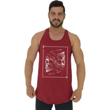 Imagem de Regata Longline Estampada Masculina MXD Conceito Carta Índigena, P, Ma