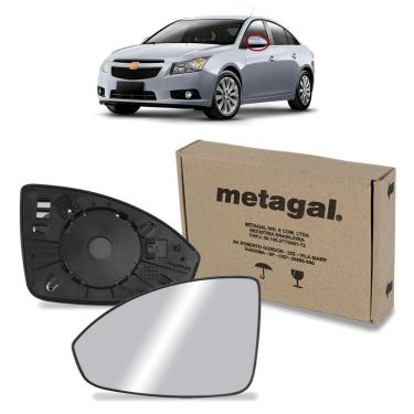 Imagem de Lente Retrovisor Com Base Cruze 12-16 Lado Esquerdo