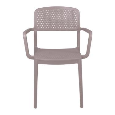 Imagem de Cadeira Tramontina Serena Em Polipropileno Camurça Com Braços