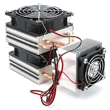 Imagem de Cooler Termoelétrico de 12V, de Resfriamento de Mini -geladeira DIY, Dispositivo de Refrigeração Semicondutores para PET, Alumínio de Alumínio ABS