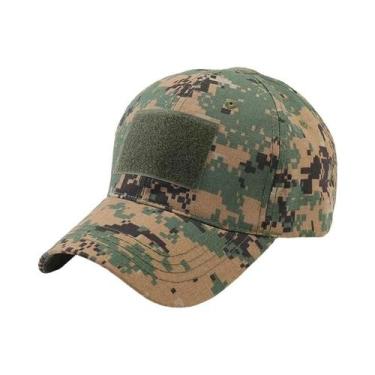 Imagem de Boné Tático Ajustável de Camuflagem - Ideal para Paintball e Combate, 