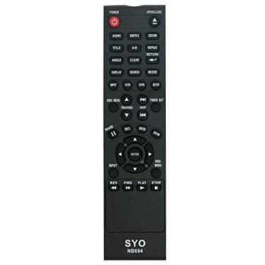 Imagem de NB694 NB694UH Controle remoto de substituição aplicável para Sanyo DVD VCR FWDV225F
