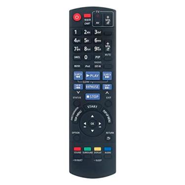 Imagem de Controle remoto de substituição N2QAYB000090 compatível com o sistema de home theater Panasonic SC-BTT350 SC-BTT755 SA-BTT755 SB-HF730 SB-HC730 SB-HS735 SB-HW330 SH-FX71 SA-BTT350 SB-HF2300 SB-HCC