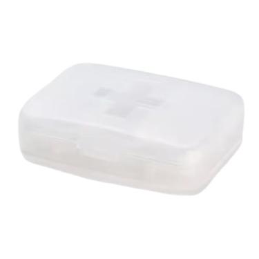 Imagem de Porta Comprimidos Caixa Organizador Semanal de Remédios 6 Compartimentos. Ideal para Viagem (Branco)