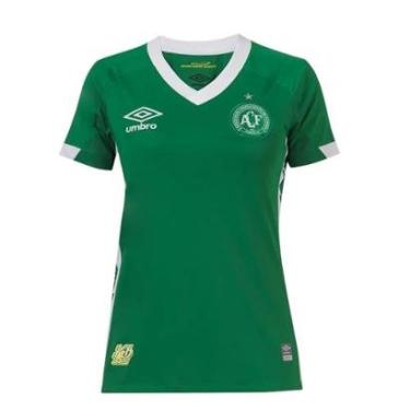 Imagem de Camisa Umbro Chapecoense Oficial 1 2022 Feminina-Feminino