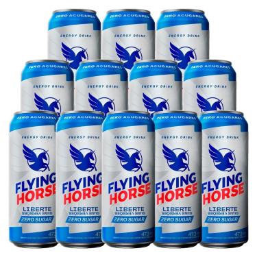 Imagem de Energético Flying Horse Energy Drink Zero 473ml 12un