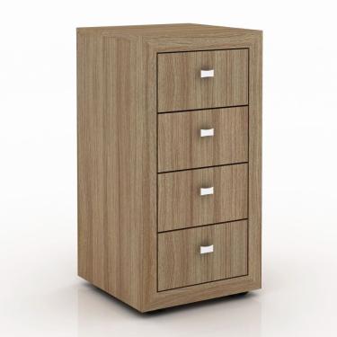 Imagem de Gaveteiro 4 Gavetas Me4133 Amêndoa Tecno Mobili