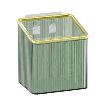 Imagem de FANGOOLSS Prateleiras flutuantes | Organizador flutuante que economiza espaço para cozinha, banheiro e escritório | Prateleiras de armazenamento de plástico para maquiagem e decoração de casa (verde e