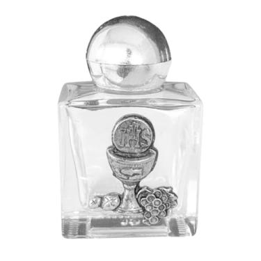 Imagem de Garrafinha Água Benta Lembrancinha Primeira Eucaristia (Prata)