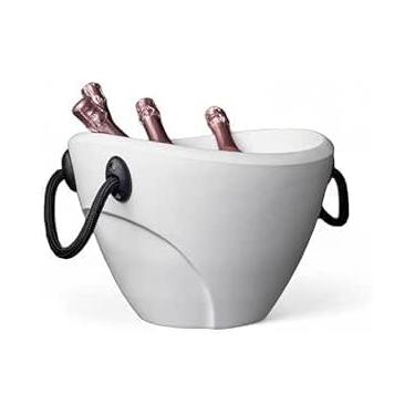 Imagem de Champanheira Balde de Gelo Para 4 Garrafas 13L Com Alça Parede Dupla