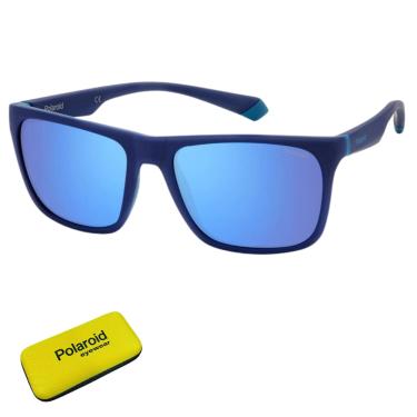 Imagem de Óculos De Sol Espelhado Masculino Polaroid  PLD 2141/S VGL 565X S