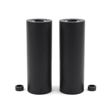 Imagem de POLSO Os apoios para os pés BMX Pegs de nylon e inserção de aço para bicicleta são um par de pinos de pé de bicicleta de aço robusto, projetados especificamente para uso com eixos BMX (pinos