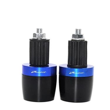 Imagem de Extremidades das manoplas de guidão de motocicleta, tampas de extremidade, acessórios deslizantes de peso para Suzuki GSF 250 600 600S 650 650S 650N 1200 1250 Bandit 650S