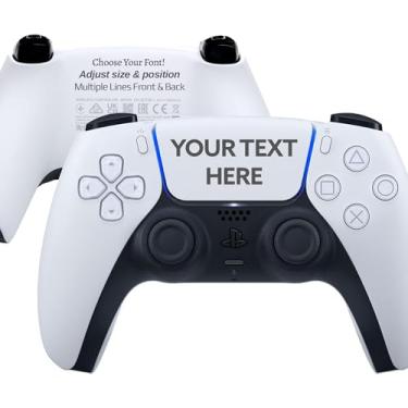 Imagem de Sony Personalized PlayStation 5 DualSense Wireless Controller - Custom Engraved Colors & Designs - White