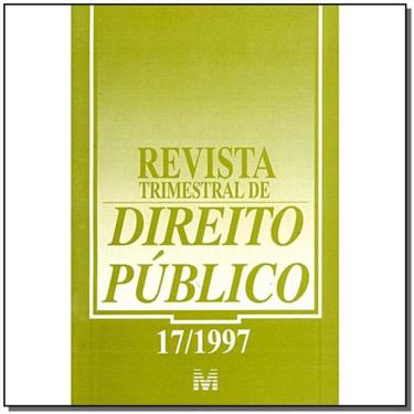 Imagem de Revista Trimestral De Direito Publico Ed. 17