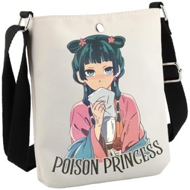 Imagem de Presente de anime japonês personagem de anime Maomao presente mangá presente princesa veneno bolsa transversal, Poison Princess Cb, Small to Medium, Multifuncional