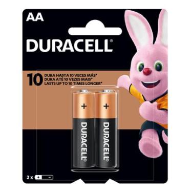 Imagem de Pilha Duracell Pequena AA Cartela com 2