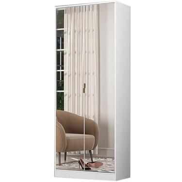Imagem de Sapateira Grife 2 Portas com Espelho e 1 Gaveta Demobile Cor Branco