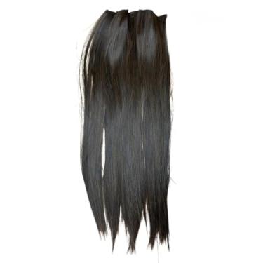 Imagem de Aplique Tic Tac de Cabelo Orgânico 70cm 150g – Textura Natural Similar ao Cabelo Humano (1/30_LISO)