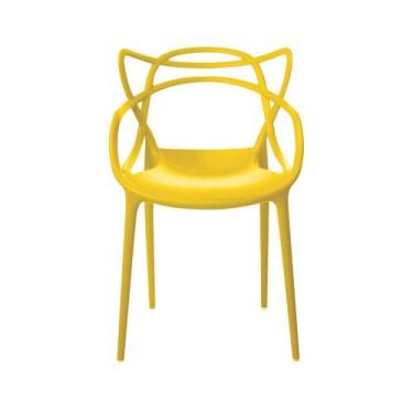 Imagem de Kit 2 Cadeiras Allegra PP Várias Cores - Rivatti, Amarelo