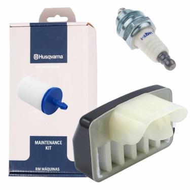 Imagem de Kit Manutenção Filtro Vela Motosserra Husqvarna 135 435 435e