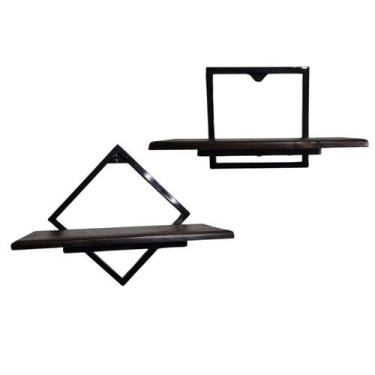 Imagem de Kit 2 Nichos de Parede Decorativos Industrial - Loja Béle