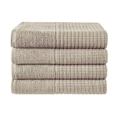 Imagem de Jogo Toalhas De Banho Paris Bege 4 Peças