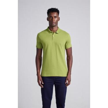Imagem de Camisa Polo Piquet Premium Slim Fit - Verde Azeite - HIGHSTIL, Verde, 