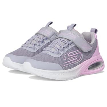 Imagem de Skechers Tênis feminino Microspec Max Advance-Fly 3.0, Cinza/Lavanda, 13.5 Little Kid