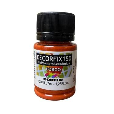 Imagem de Tinta Decorfix 150 Fosco 37ml 443 Castanho Damasco Corfix