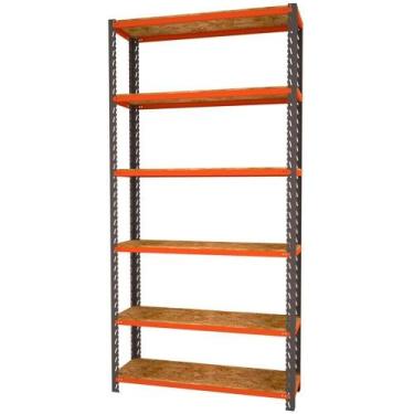 Imagem de Estante Monta Carga 300 x 1950 mm com 6 Prateleiras e Capaci - PRESTO