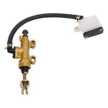 Imagem de aqxreight Kit de Cilindro Mestre do Freio Traseiro Motocicleta Kit Hidráulico Com Reservatório para o Copo de óleo de Bicicleta Amplamente para o Cilindro Mestre do Freio Traseiro Com a Bomba de de