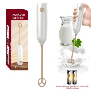 Imagem de Espumador De Leite Portátil Potente Para Café Latte, Batedor Elétrico 