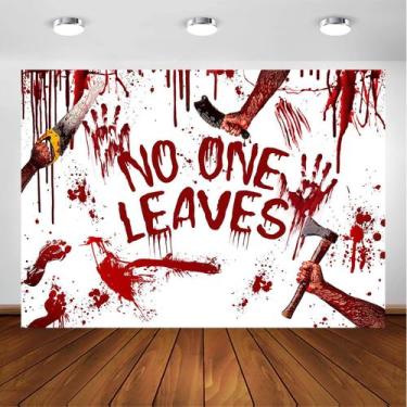Imagem de Pano de fundo Avezano Halloween Party Mischief Bloody 2,1x1,5 m