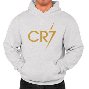 Imagem de Moletom CR7 Gold Soccer Design para homens e meninos - Lightbek Offici