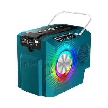 Imagem de Caixa De Som Bluetooth Makita Para Bateria De Lítio De 18V Portátil Se