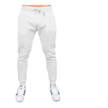 Imagem de Calça Moletom Flanelada Adulto Infanto Juvenil - lgamn, Branco, 14