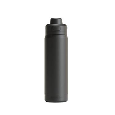 Imagem de Gocase Garrafa Flip Pro Aço Inox 750ml com Tampa Automática + Canudo, Bebida Quente por até 6hrs ou Fria por até 40hrs (Preto, 750 ml)